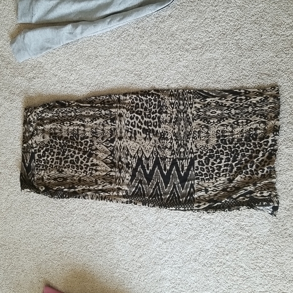 Jungle/tribal print skirt - Picture 1 of 7